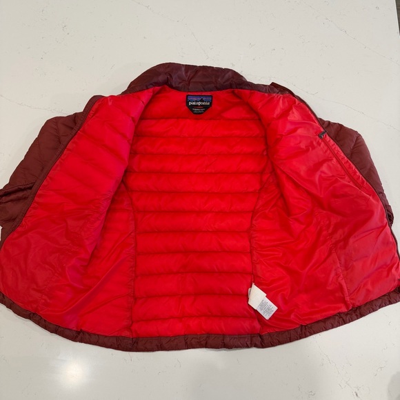 Patagonia Women’s Down Sweater Jacket Potters Red Small - Picture 5 of 12